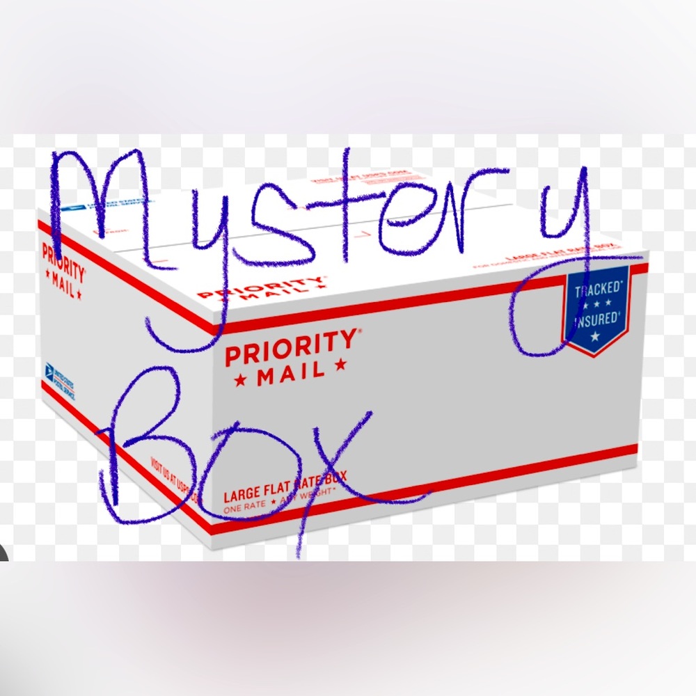 Men’s Mystery Shirt Box size Medium. If it fits it ships. 5 or more in box.